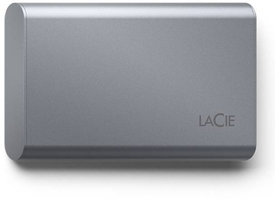 Надворешен SSD LaCie Mobile Secure, 2TB, USB C, сива