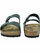 Sandale Birkenstock Arizona, lëkurë e zezë e vajosme, shollë e formume për këmbë