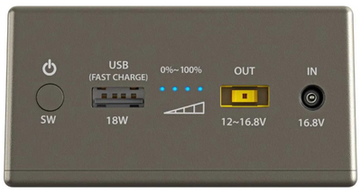 Powerbank i jashtëm Yolco CSX5, 13000mAh, 120W, i zi