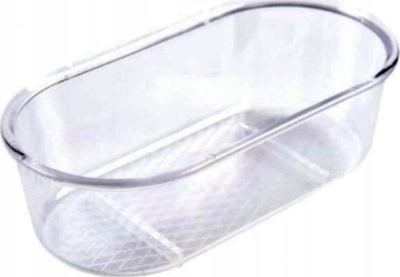 Vaskë banje për zogj Panama Pet, plastike, 15 x 7.5 x 4.5 cm, transparente