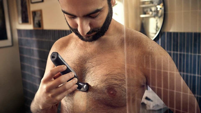 Trimmer trupi Philips Bodygroom Series 5000 BG5021/15, i papërshkueshëm nga uji, për trup, i zi dhe argjendtë