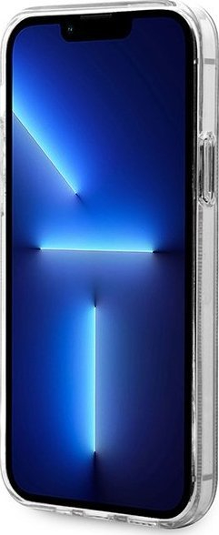 Set karikues me mbrojtëse Guess MagSafe për iPhone 12 / 12 Pro, 20W, 4G, gri e zezë