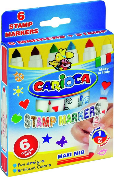 Set markera Carioca, 6 ngjyra