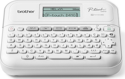 Makinë etiketimi Brother P-Touch PT-D410VP, transfer termik, bardh e zi