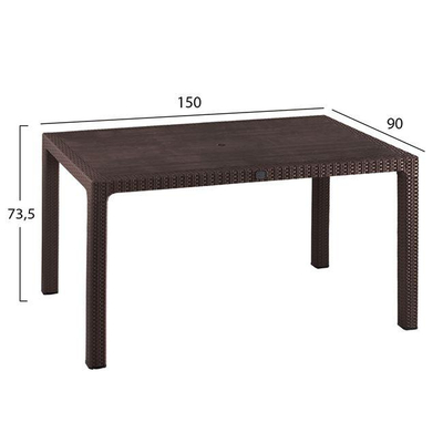 Set Tavolinë me 4 karrige HM10575.03, kaftë