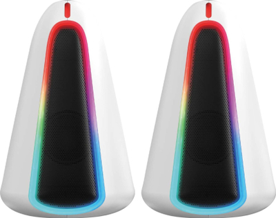 Altoparlantë Marvo Monka SG-500, 2.0, 6W, RGB, të bardhë