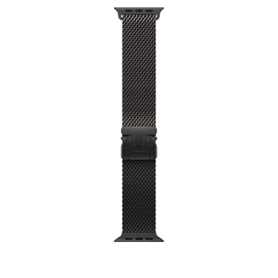 Apple Watch 49mm Loop, Black Titanium Milanese Loop, Small