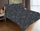Set çarçafësh sateni Black White Constellation, 220x200 cm, 100% pambuk, i zi me të bardhë