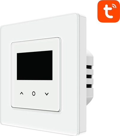 Termostat i zgjuar Avatto WT200 16A, për ngrohje elektrike, WiFi, i bardhë
