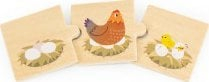Puzzle druri Viga Match Animal Activities, edukativ, për fëmijë 18+ muaj