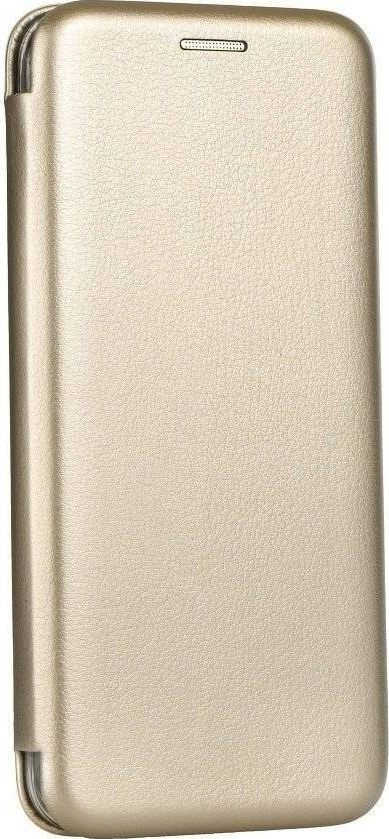 Mbrojtëse telefoni Forcell Flip Elegance për iPhone 13, lëkurë ekologjike, me xhep karta, ngjyrë gold