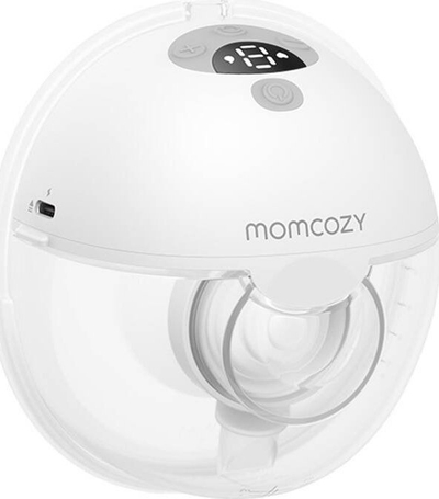 Pompa gjiri Momcozy M5 Single, elektrike portative, me bateri, rozë