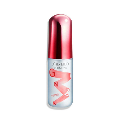 Sprej për fytyrë Shiseido Ultimune + refill (Defence Refresh Mist) 2 x 30 ml
