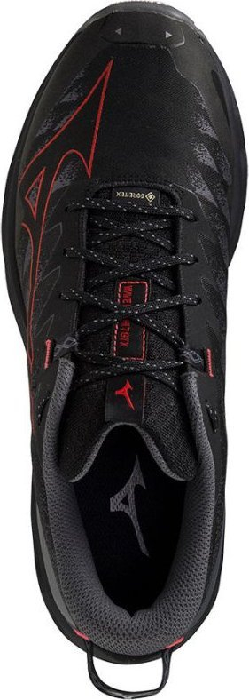 Atlete trail running Mizuno Wave Daichi 7 GTX, GORE-TEX, me shollë Michelin, të zeza