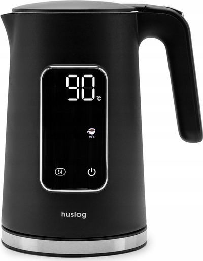 Ibrik elektrичен Huslog Touch Panel, 1.7L, регулирање температура, бел