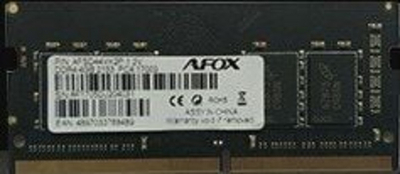 Memorie RAM për laptop AFOX AFSD48FH1P, SO-DIMM DDR4, 8GB 2666MHz