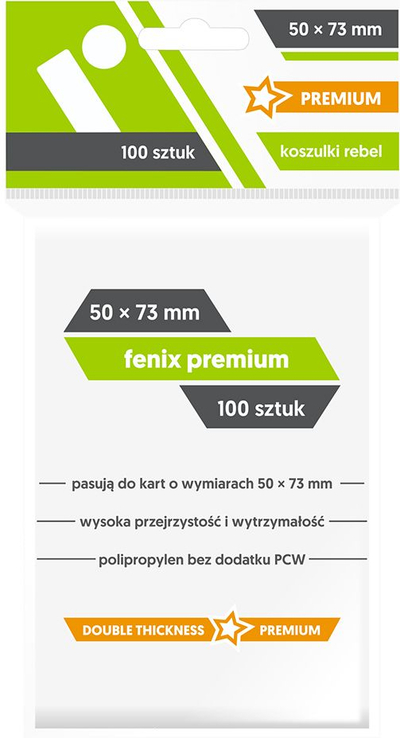 Karta REBEL Fenix Premium 50x73 (100 copë)