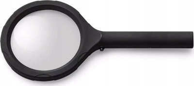 Lupë LED Maximex Universal, lentja 8.5 cm, trup i lehtë, e zezë
