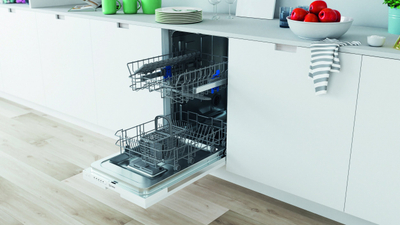 Enëlarëse e integruar Indesit DI9E2B10 NN, 45cm, 9 sete, inoks