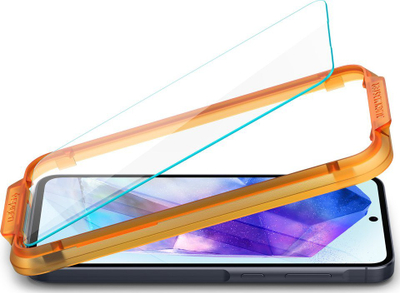 Xham mbrojtës Spigen Glas.tR AlignMaster për Samsung Galaxy A55 5G, 2 copë, transparencë e lartë