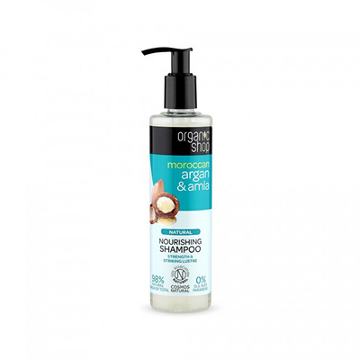 Shampo për flokë Organic Shop Moroccan Argan Oil and Amour, 280 ml