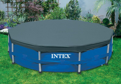 Mbulesë pishine Intex 28032, për pishina rrethore, polietileni, blu