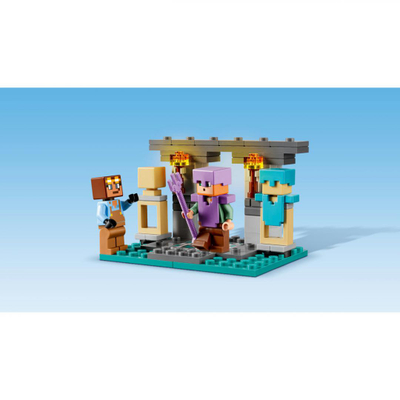 Set LEGO Minecraft The Armory 21252, 203 pjesë, për fëmijë 7+