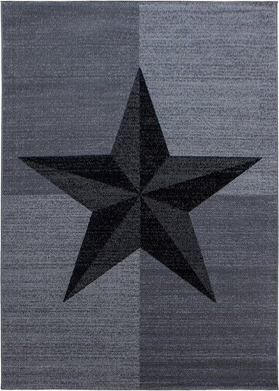 Tapet Hipora Star Design, 200x290 cm, polipropilen, gri