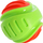 Lodër për qen Dingo Rubber Ball Dent, TPR, 10cm, jeshile me të kuqe