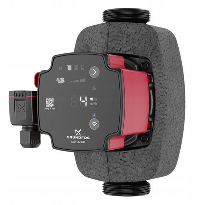 Pompe qarkulluese Grundfos ALPHA2 GO 32-60 180, lidhje Bluetooth, kursim energjie