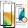 Stakllë mbrojtëse Wozinsky Full Glue për Samsung Galaxy A34 5G, xham i temperu, korniz e zezë
