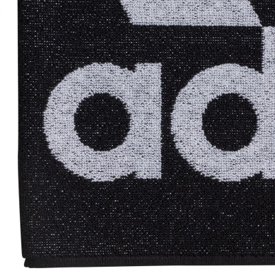 Peshqir adidas Towel S DH2860, 50x100cm, pambuk, i zi