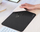 Mousepad Tech-Protect A100, 35 x 25 cm, kundër rrëshqitjes, i zi