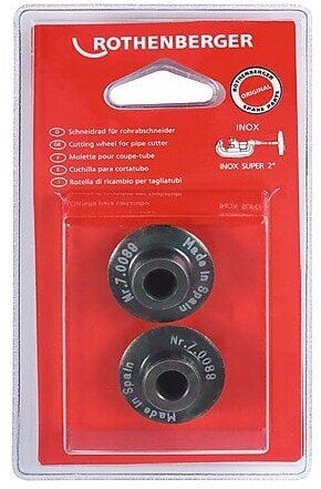 Set rrota prerëse Rothenberger F Super 2 Inox, 2 copë, çelik i fortsum