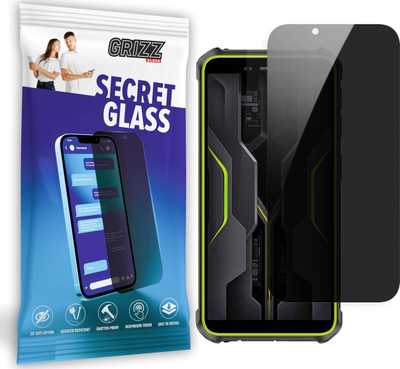 Xham mbrojtës GrizzGlass SecretGlass për Ulefone Armor X12 Pro, Privacy, i tejdukshëm