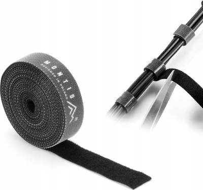 Shirit organizues kabllosh Montis Hook and Loop, 14mm, 5m, i zi