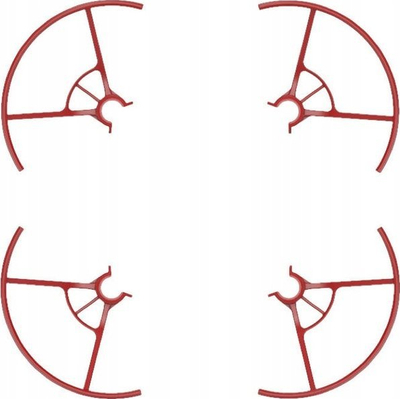 Mbrojtëse helikash DJI RoboMaster TT, set 4 copë, plastike, e kuqe
