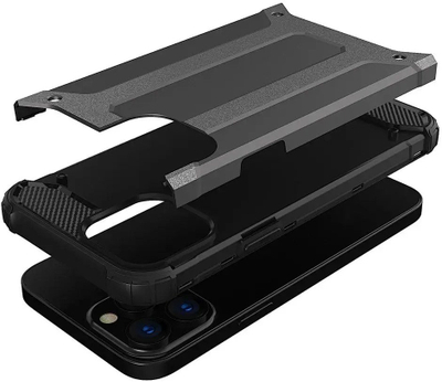 Mbulesë telefoni Hybrid Armor për iPhone 13 Pro, mbrojtje e fortë, gold