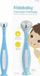 Furçë dhëmbësh për kalamaj Fridababy Toothhugger, kokë U triple-angle, qime të buta, blu