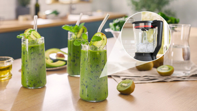 Mikser me dorë Bosch, motor i fuqishëm, pa BPA, gri