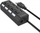 USB hub RoGer, 4 porta USB 2.0, çelësa individual On Off, i zi