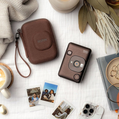 Futrollë për kamera Fujifilm Instax Mini LiPlay, bronz i errët