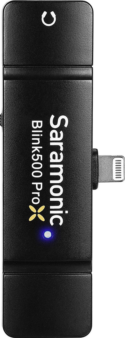 Mikrofon wireless Saramonic Blink500 ProX Q3, për iPhone, me Lightning, ngjyrë e zezë