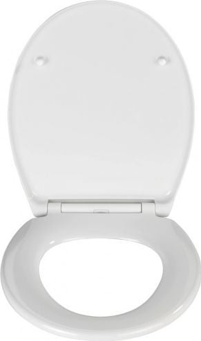 Ulese WC Wenko Premium Samos, mbyllje e butë Soft Close, sistem Fix Clip, e bardhë