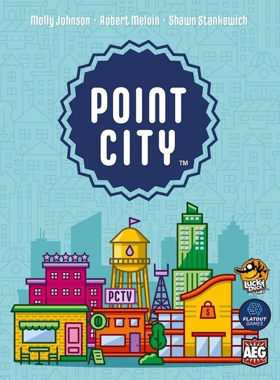 Lojë tavoline Lucky Duck Games Point City, 1 4 lojtarë, 10+, edicioni polak