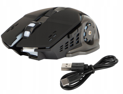 Mouse gaming wireless 2.4 GHz, 3200 DPI, RGB, i zi
