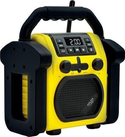 Radio pune Adler AD 1911, Bluetooth, IPX54, e zezë