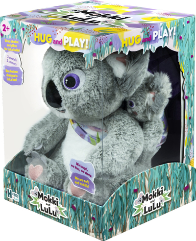 Lodër që reagon TM Toys Koala Mokki me gocën e vogël Baby Koala Lulu, pelush
