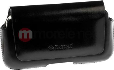 Futrollë telefoni Krusell Horizontale, lëkurë, universale, e zezë