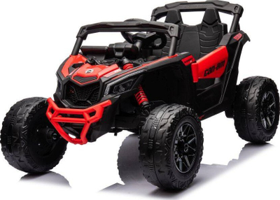 Makina elektrike për kalamaj Lean Toys Buggy Can-am DK-CA003, 24V, 2 ulëse, e kuqe